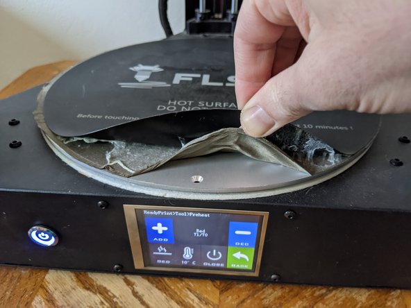 FLSUN QQ Print Surface Replacement, Peel up Old Print Bed: crwdns2935265:03crwdnd2935265:02crwdnd2935265:03crwdne2935265:0