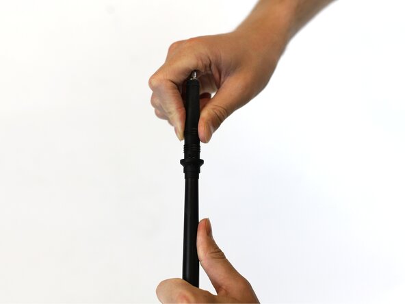 How to Replace the Tip of a Hiking Pole, Set the new tip in place: crwdns2935265:05crwdnd2935265:01crwdnd2935265:03crwdne2935265:0