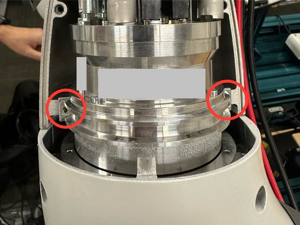 Franka Emika Panda Robot Electromagnetic Locking System (Brake) Replacement, Remove the fairing screw boss block: crwdns2935265:03crwdnd2935265:02crwdnd2935265:03crwdne2935265:0