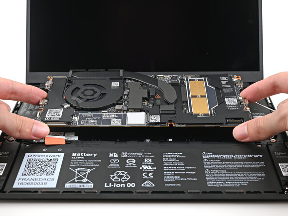 Framework Laptop 13 Pro Mainboard Replacement, Place the Mainboard: step 27, image 1 of 3