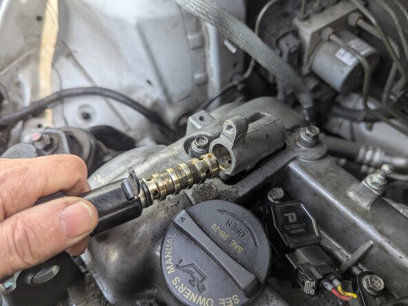 Hyundai Accent CVVT Oil Control Valve Replacement: step 7, image 1 of 1