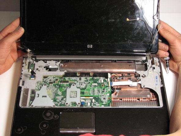 Lift the display assembly straight up and remove it.