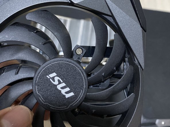 Замена вентилятора GPU RTX 3070 VENTUS 2X OC - HD01