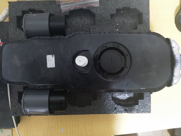 PowerRay カメラモジュールの交換, 上部モジュール取り付け①: crwdns2935265:019crwdnd2935265:02crwdnd2935265:02crwdne2935265:0