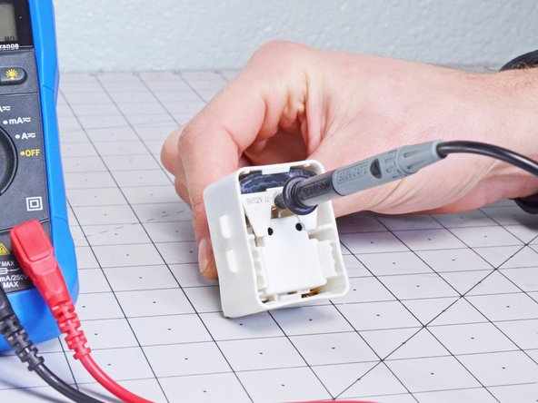 Whirlpool Refrigerator Start Relay Assembly Replacement, Meter the start relay assembly: crwdns2935265:07crwdnd2935265:02crwdnd2935265:03crwdne2935265:0