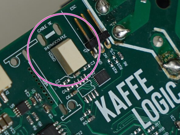 Kaffelogic Nano 7/LINK (A/B/C-N Serial) Roast Chamber Replacement, White thermocouple connector: step 7, image 1 of 3