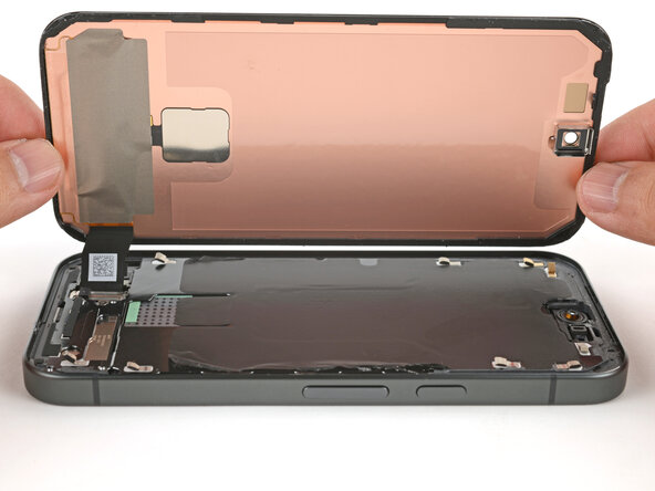 Google Pixel 10a Screen Replacement, Install the screen: adım 26, 2 resimden 1.