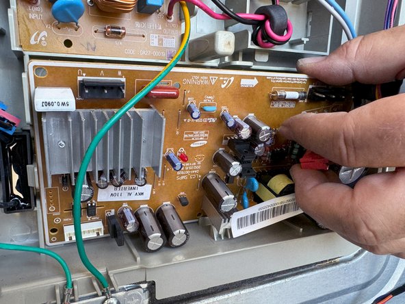 Samsung Older French Door Refrigerator Inverter Board Replacement, Release the inverter board: crwdns2935265:07crwdnd2935265:03crwdnd2935265:03crwdne2935265:0