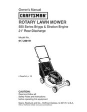 Craftsman Walk Behind Mower 917.388191 Help Learn How to Fix It Yourself