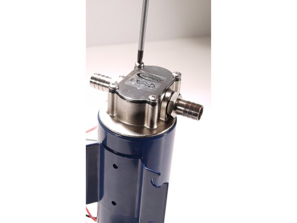 Marco UP Series Electric Pump Assembly, Lock the top plate with the screws: step 12, image 3 of 3