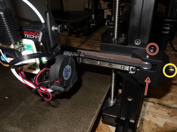 3D Raptor V1.1 Linear Rail Kit Install, Assembly 1c. Install the X Belt cont.: crwdns2935265:07crwdnd2935265:02crwdnd2935265:03crwdne2935265:0