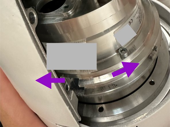 Franka Emika Panda Robot Electromagnetic Locking System (Brake) Replacement, Remove the fairing screw boss block: crwdns2935265:03crwdnd2935265:03crwdnd2935265:03crwdne2935265:0