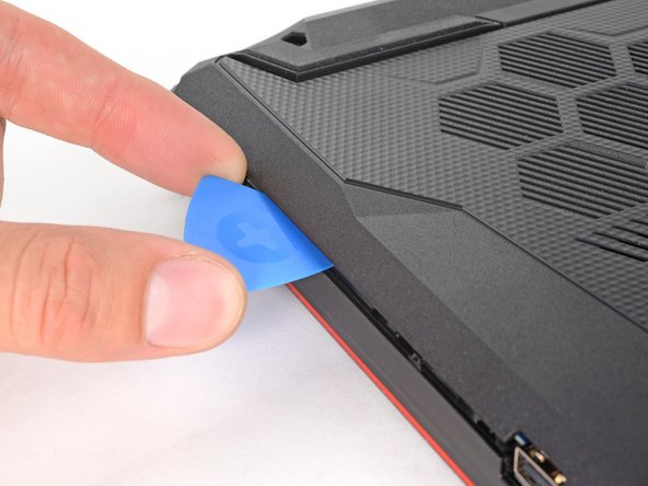 ASUS TUF Gaming F15 FX506L Back Cover Replacement, Release the remaining clips: crwdns2935265:03crwdnd2935265:03crwdnd2935265:03crwdne2935265:0