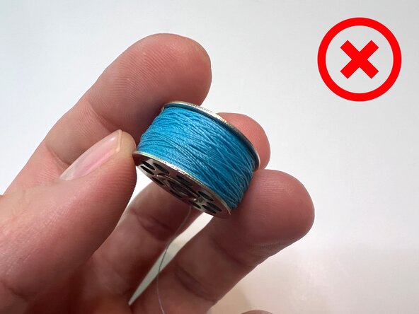 How to Wind a Bobbin, Troubleshooting: crwdns2935265:06crwdnd2935265:01crwdnd2935265:02crwdne2935265:0