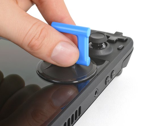 Steam Deck OLED Screen Replacement, Apply a suction handle: crwdns2935265:04crwdnd2935265:02crwdnd2935265:02crwdne2935265:0
