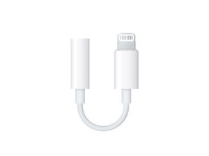 Apple Lightning-naar-hoofdtelefoonjack-adapter