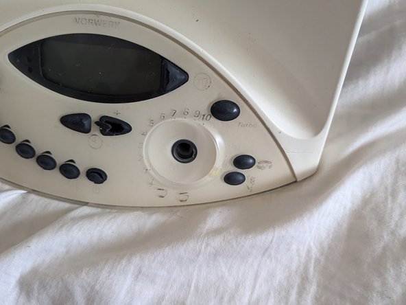 Thermomix TM31 Control Panel Replacement, Remove Knob: crwdns2935265:02crwdnd2935265:03crwdnd2935265:03crwdne2935265:0
