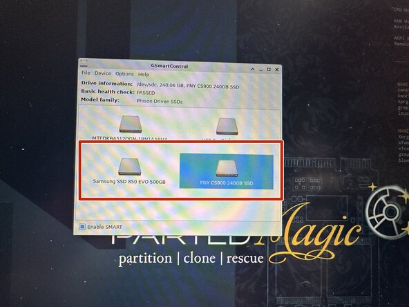 Diagnosing and Erasing SSDs (Solid State Drive), Parted Magic - SATA: 手順 9、 3の画像 1