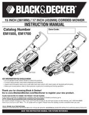 Replacement Mower Blade For Em1500