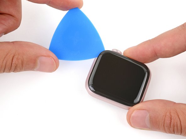 Apple Watch Series 9 Screen Replacement, Separate the top edge adhesive: passo 10, immagine 2 di 2