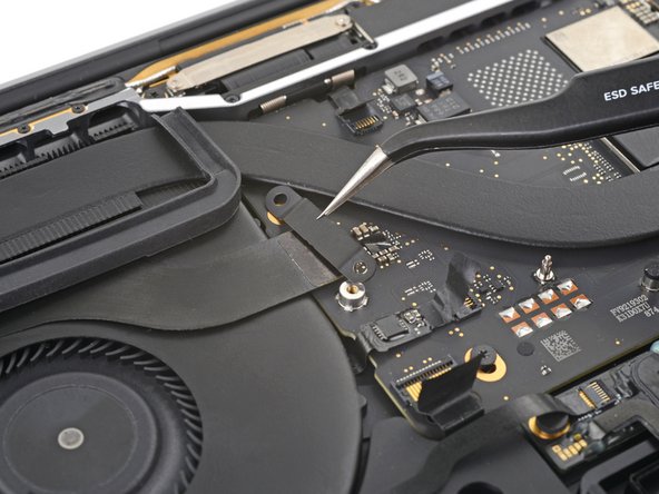 MacBook Pro 13" 2022 (M2) Thunderbolt Ports Replacement, Remove the left cable bracket: step 15, image 2 of 3