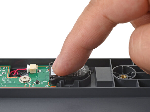 Logitech Signature Slim Solar+ Battery Replacement, Install the replacement battery: crwdns2935265:07crwdnd2935265:02crwdnd2935265:03crwdne2935265:0