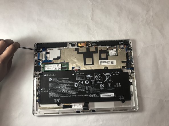 HP Elite x2 G1 1012 Speaker Replacement Guide: Schritt 6, Bild 2 von 3