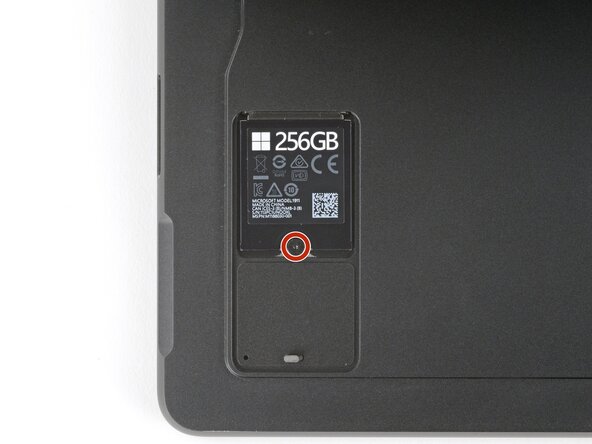 Microsoft Surface Pro 8 Screen Replacement, Remove the SSD screw: step 4, image 1 of 2