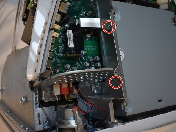 eMac Optical Drive Removal, Screw Removal: 8 단계, 이미지 2개 중 2개