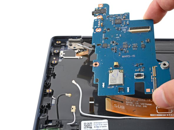 Samsung Galaxy Book Pro 360 15" Daughterboard Replacement, Remove the daughterboard: crwdns2935265:021crwdnd2935265:03crwdnd2935265:03crwdne2935265:0