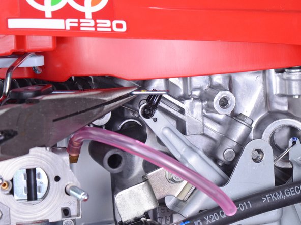 Honda Light Duty Tiller F220K1AT715492 Carburetor Replacement: step 12, image 3 of 3