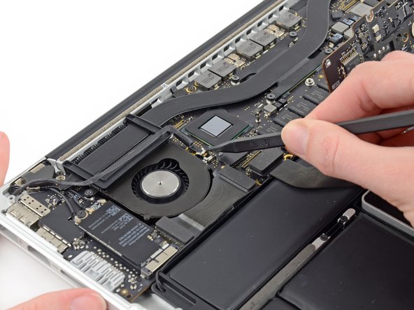 MacBook Pro 13" Retina Display Late 2012 LCD Cable Replacement, iSight Camera Cable: step 10, image 2 of 2
