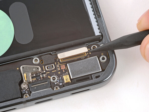 Google Pixel 10 Pro XL USB‑C Board Replacement, Disconnect the USB‑C board: 22 단계, 이미지 2개 중 2개