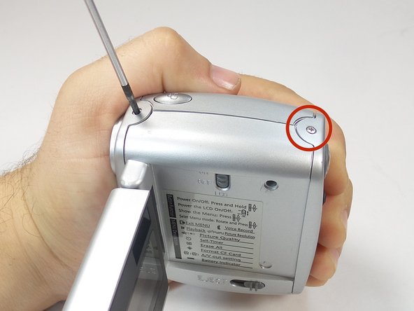 Aiptek Pocket DVII 1.3M LCD  Memory Ejecting Assembly Replacement: step 5, image 1 of 2