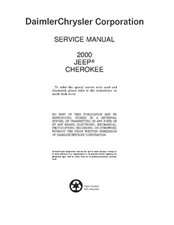 Jeep Cherokee XJ Service Manual