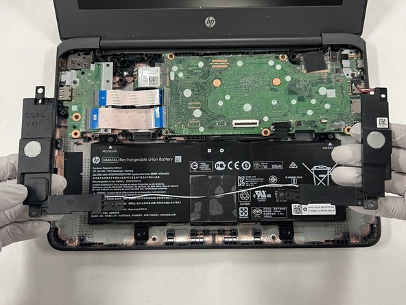 HP Chromebook 11 G6 EE Speakers Replacement, Speakers: step 8, image 2 of 2