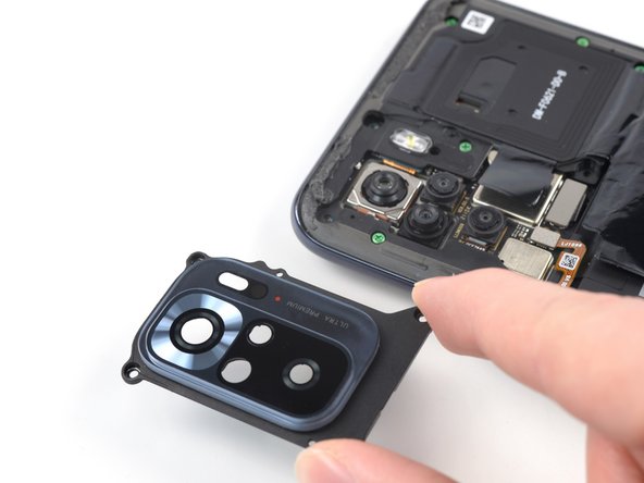 Xiaomi Redmi Note 10S Battery Replacement, Remove the camera cover: crwdns2935265:011crwdnd2935265:02crwdnd2935265:02crwdne2935265:0