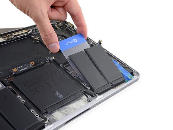 MacBook Pro 13" Touch Bar Late 2016 Battery Replacement, Separate the inner right cell: step 85, image 3 of 3