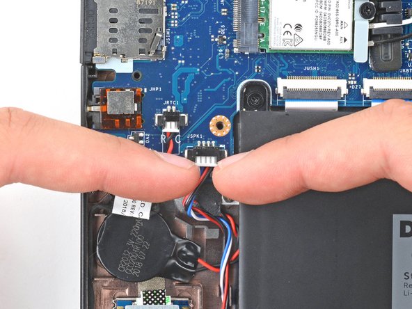 Dell Latitude 7490 Speakers Replacement, Disconnect the speakers: Schritt 9, Bild 2 von 3