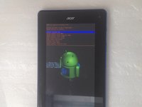 Acer Iconia Tab B1 Factory Hard Reset/Password Removal