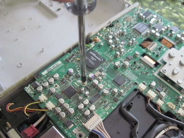 Sharp PG-A10X Thermal Fuse Replacement, Loosen the circuit board (1): crwdns2935265:06crwdnd2935265:03crwdnd2935265:03crwdne2935265:0