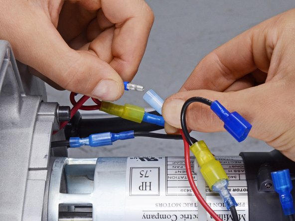 Titan Airless Sprayer IMPACT 410 Capacitor Replacement, Disconnect the positive wire: crwdns2935265:06crwdnd2935265:02crwdnd2935265:02crwdne2935265:0