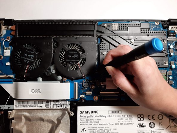 Samsung Odyssey NP800G5M Fan Replacement, Fan: step 5, image 3 of 3