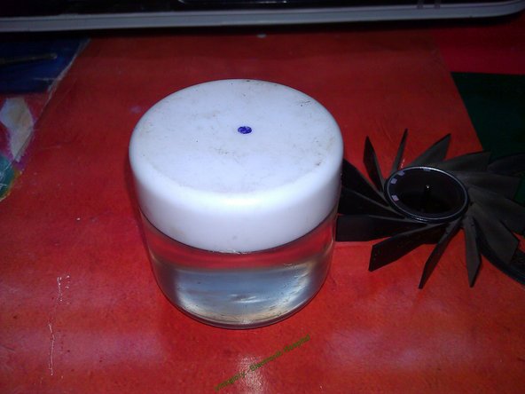 Afterwards, use Grease (a kind of component to lubricate fan axis). This help to make fan operate silently and fast