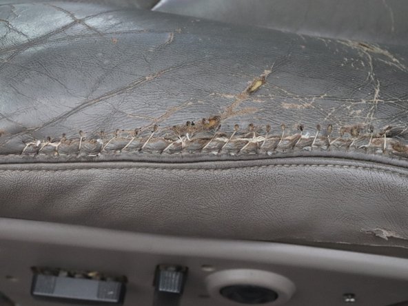 How to Repair a Leather Car Seat Rip With Needle and Thread: step 10, image 1 of 1