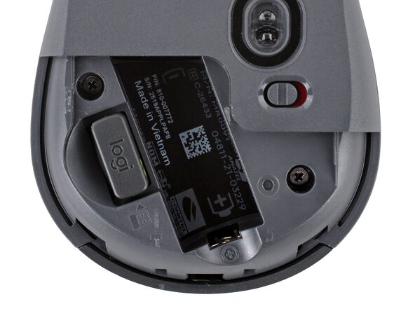 How to Open Your Logitech Signature M650 Wireless Mouse, Remove the case screws: crwdns2935265:04crwdnd2935265:02crwdnd2935265:02crwdne2935265:0