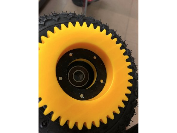 How to assembly FatBoy SS Gear Drive, Attach wheel gear to the wheel for gear meshing: crwdns2935265:08crwdnd2935265:03crwdnd2935265:03crwdne2935265:0