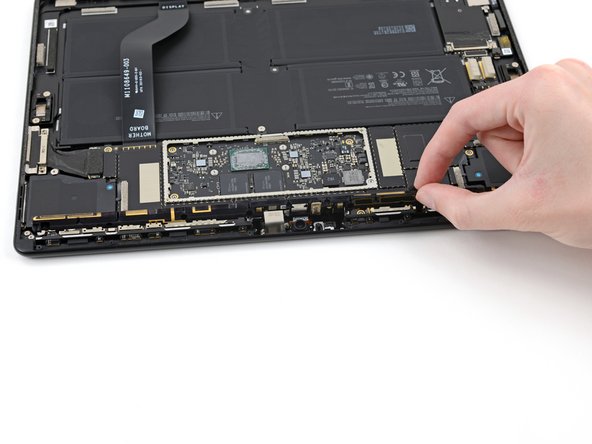 Microsoft Surface Pro X Front Camera Replacement, Lift the front-facing sensor bar: étape 46, image 2 de 2