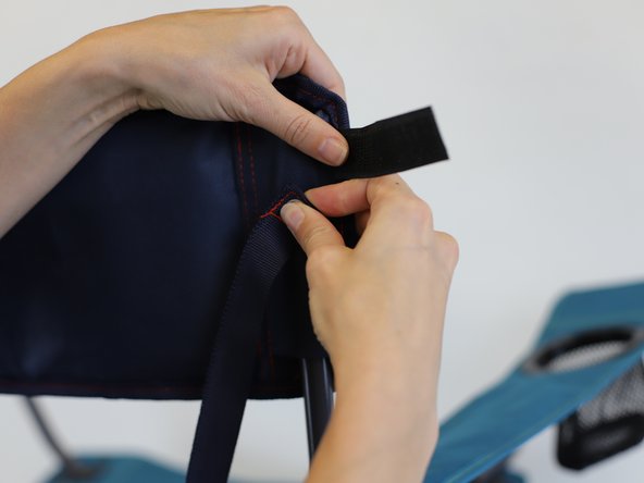 How to Fix a Broken Seam in a Camping Chair, Reassemble the chair: crwdns2935265:06crwdnd2935265:03crwdnd2935265:03crwdne2935265:0