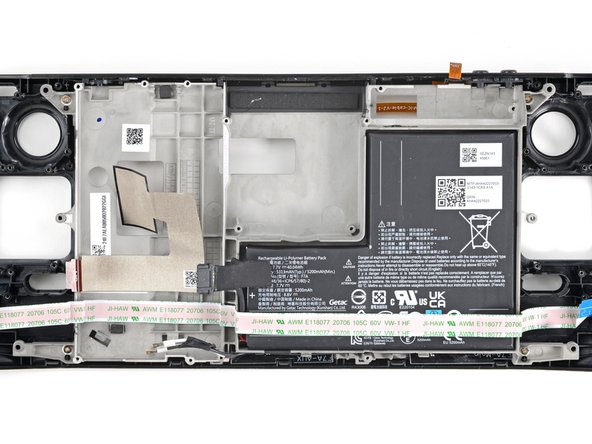 Identification des vis du Steam Deck LCD, Partie centrale: étape 8, image 2 de 2